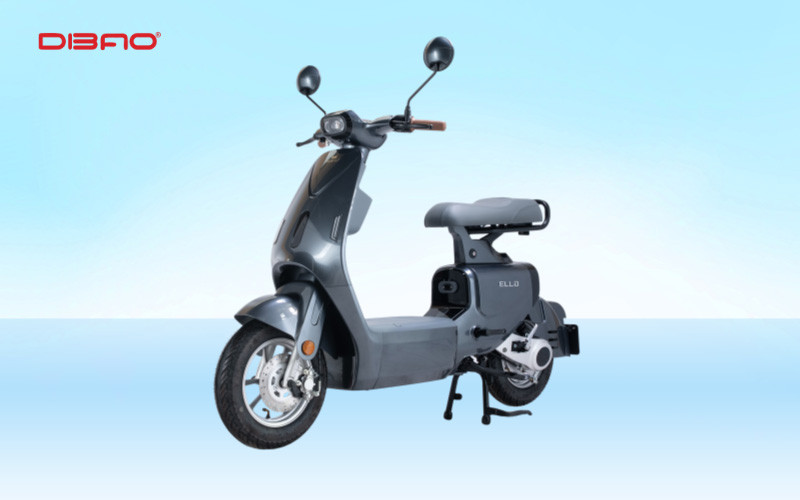 Xe điện màu xám có bàn đạp Dibao Ella